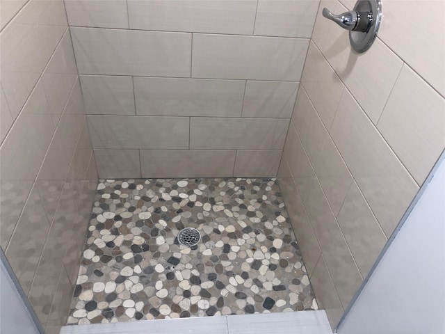 details featuring tiled shower