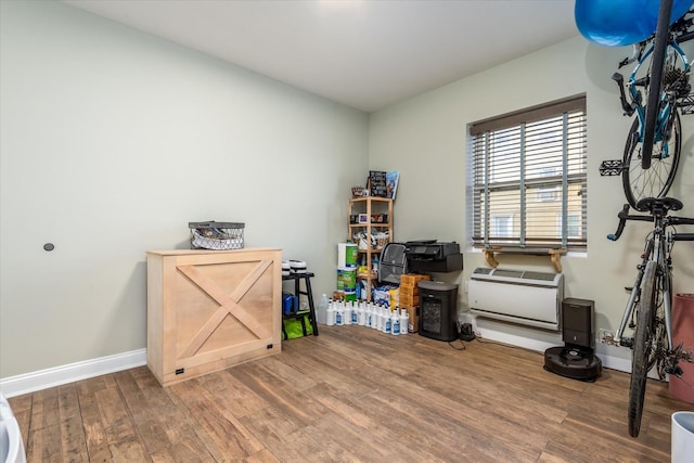 interior space featuring hardwood / wood-style floors