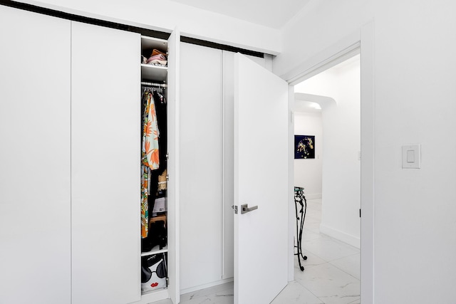 view of closet