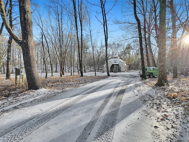 view of road