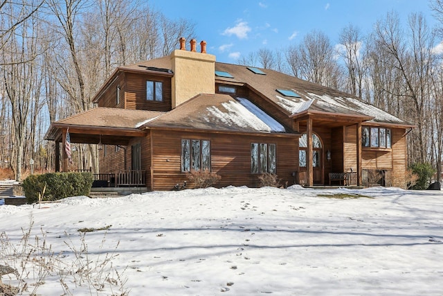 view of front of house with a porch