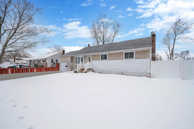 view of front of home