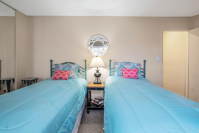 bedroom with carpet flooring