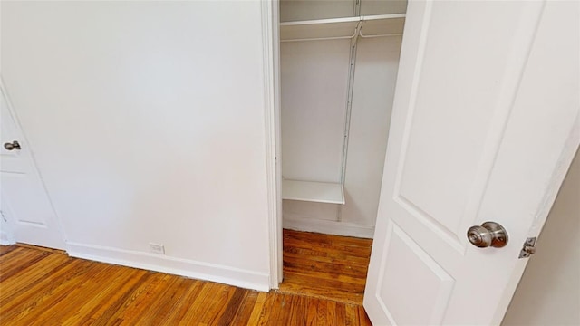 view of closet