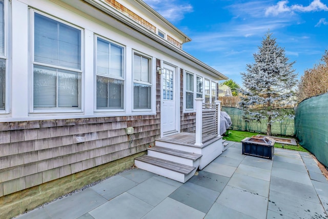 exterior space featuring a patio area