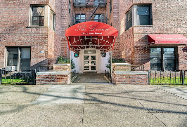 view of entrance to property