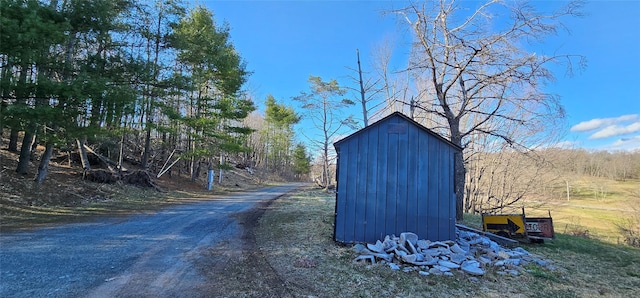 581 Hessinger Lare Rd, Jeffersonville, NY 12748 - view of shed featuring dirt driveway