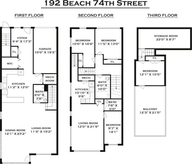 192 Bch 74th St, Arverne, NY 11692 - room layout