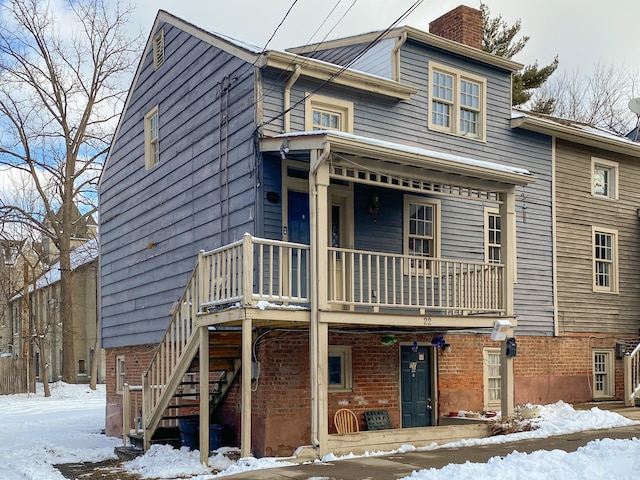 view of front of home