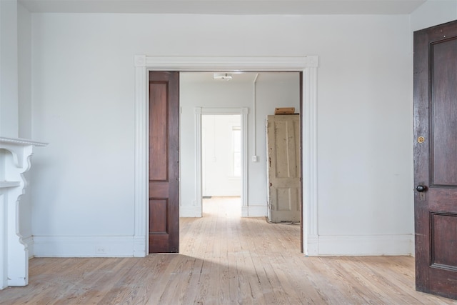 interior space featuring light hardwood / wood-style floors