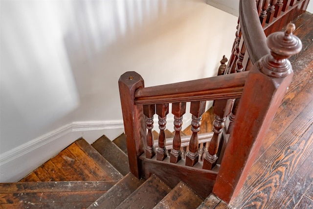 view of staircase