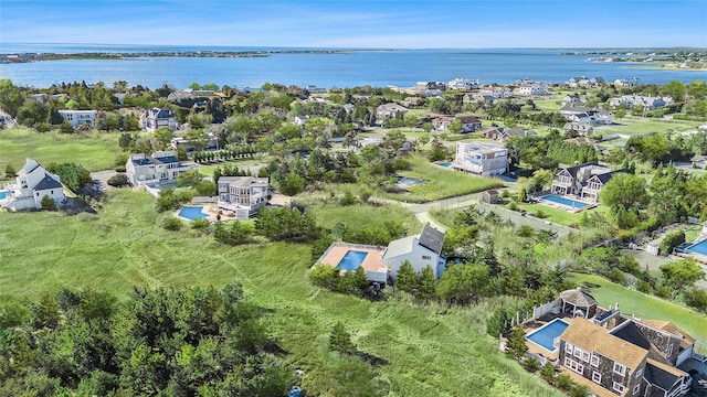 16 Meadow Ln, Westhampton Beach, NY 11978 - aerial view of property's location with a large body of water and nearby suburban area