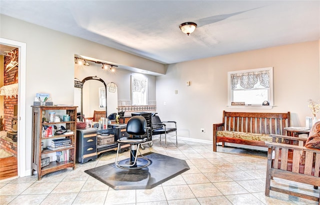 8 Lucky Ln, Washingtonville, NY 10992 - bedroom featuring light tile patterned flooring and arched walkways