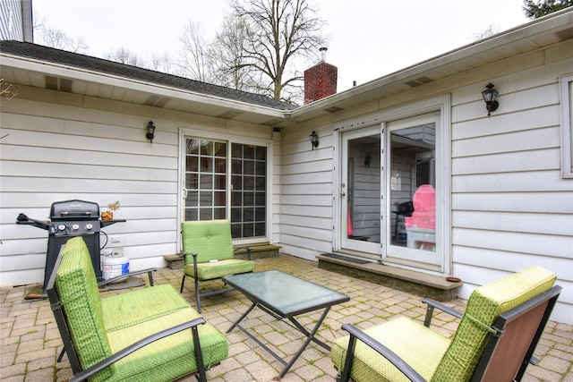 8 Lucky Ln, Washingtonville, NY 10992 - view of patio featuring grilling area