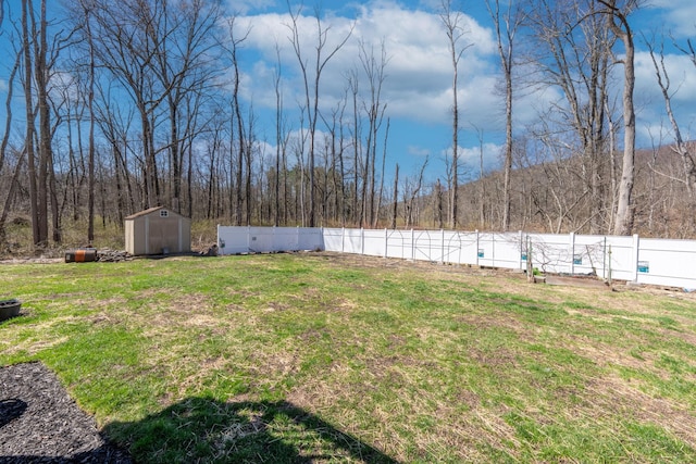 810 Haverstraw Rd, Suffern, NY 10901 - view of yard with fence, a storage unit, and an outbuilding