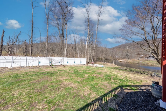 810 Haverstraw Rd, Suffern, NY 10901 - view of yard with a water view and fence