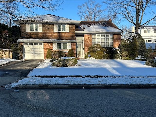 tri-level home with a garage