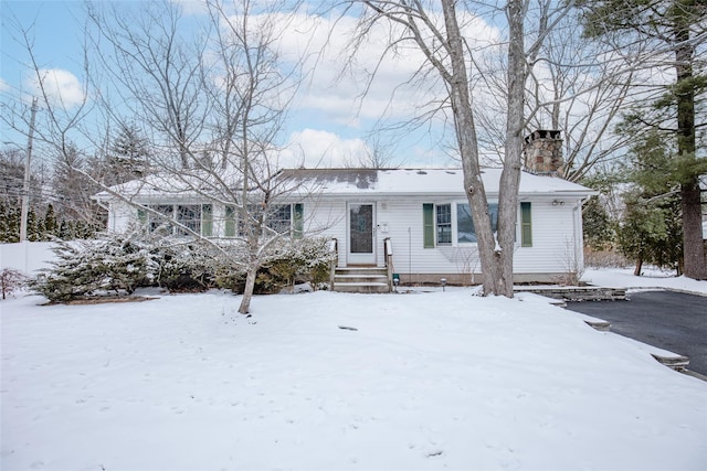 view of ranch-style house