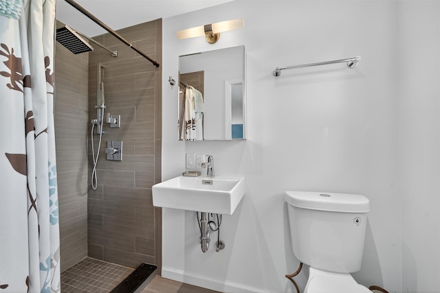 50 Maple Ave, Goshen, NY 10924 - full bath with toilet and a tile shower