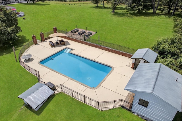 50 Maple Ave, Goshen, NY 10924 - view of swimming pool with a patio