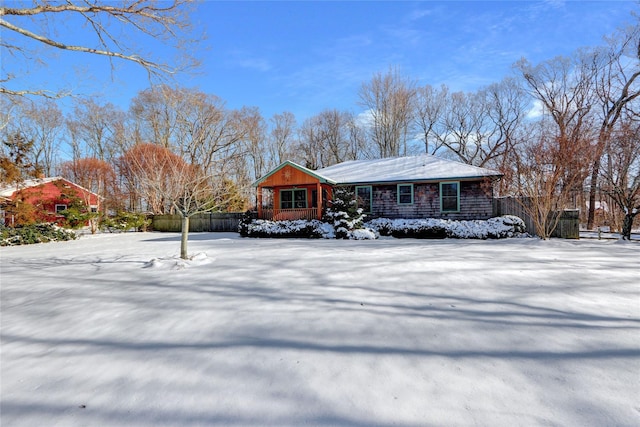 view of ranch-style house