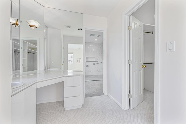 182-61 Avon Rd, Jamaica Estates, NY 11432 - bathroom featuring tiled shower and vanity