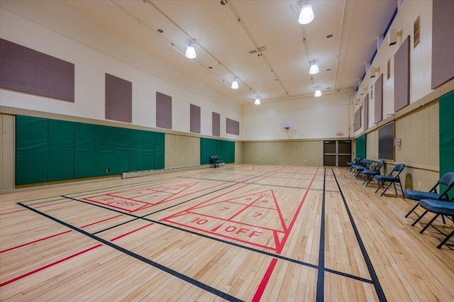 view of sport court featuring community basketball court