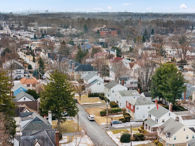 bird's eye view featuring a residential view