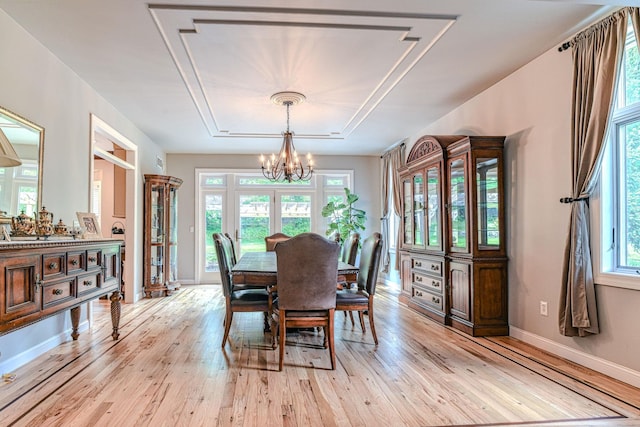 34 Clark Ln, Harriman, NY 10926 - dining area featuring a chandelier, plenty of natural light, and light wood finished floors