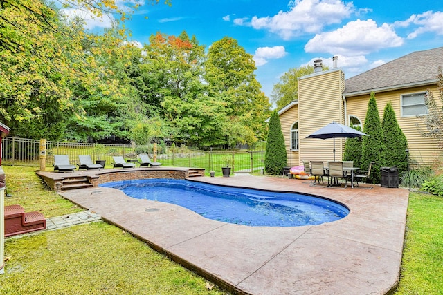 34 Clark Ln, Harriman, NY 10926 - view of swimming pool with a patio