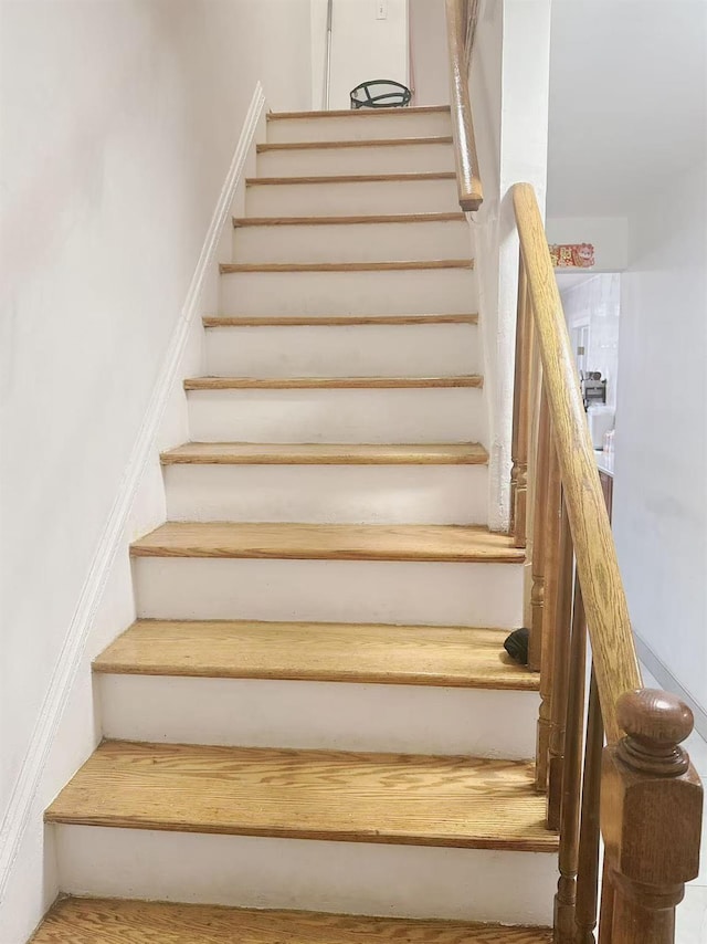 view of staircase