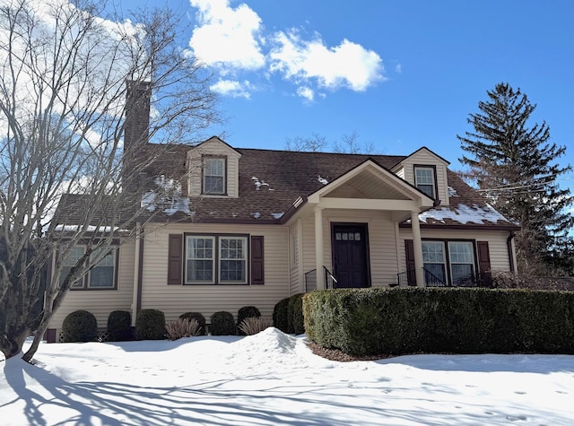 view of cape cod-style house