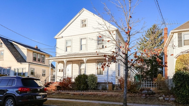 view of front of house with a porch