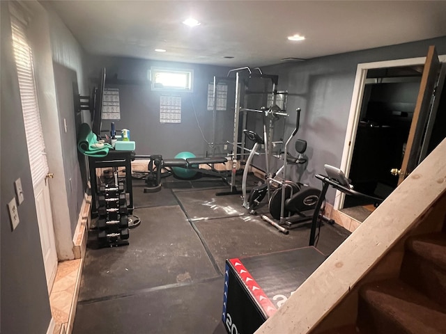 view of workout room