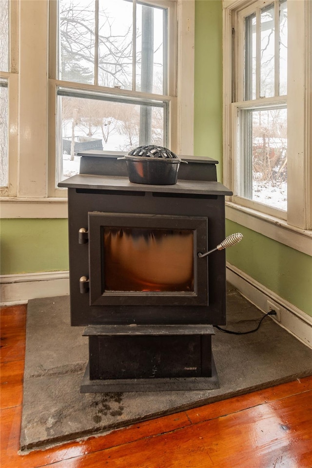807 Lucas Avenue Ext, Hurley, NY 12443 - detailed view of wood finished floors and baseboards