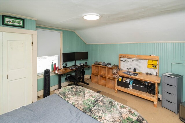 807 Lucas Avenue Ext, Hurley, NY 12443 - office with vaulted ceiling
