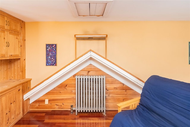 807 Lucas Avenue Ext, Hurley, NY 12443 - bedroom with radiator and wood finished floors