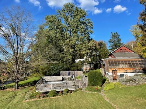 807 Lucas Avenue Ext, Hurley, NY 12443 - view of grassy yard with an exterior structure