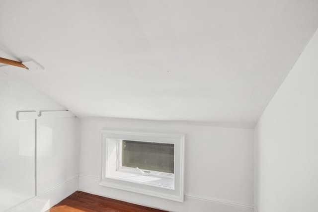 bonus room featuring lofted ceiling