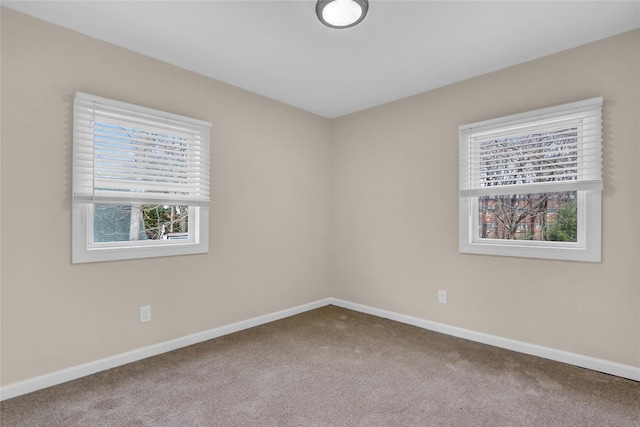 empty room featuring carpet