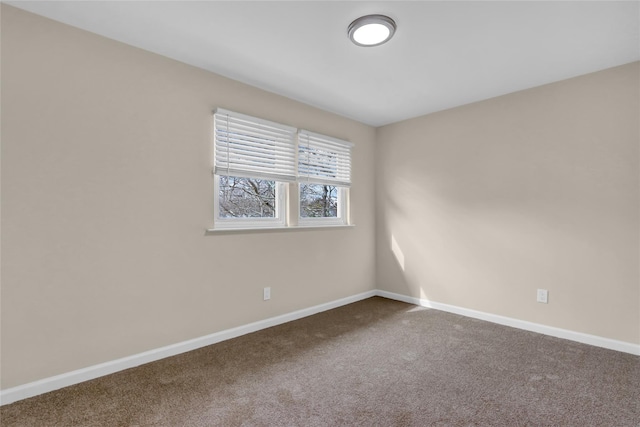 empty room with carpet floors