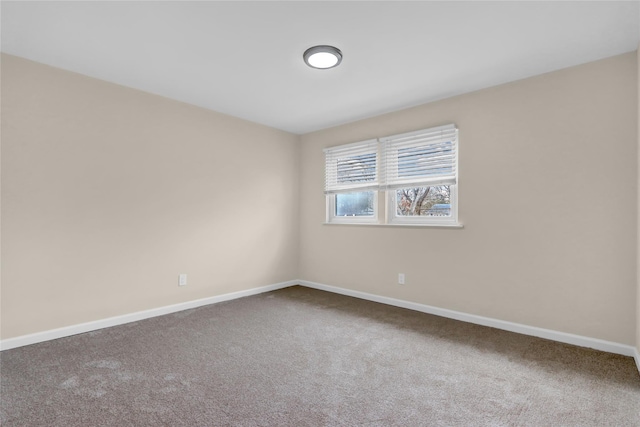 spare room with carpet flooring