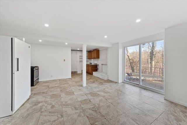 view of unfurnished living room