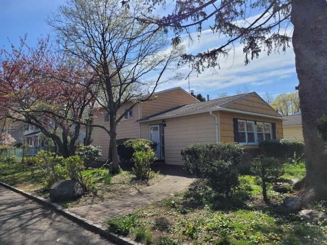 view of front of home