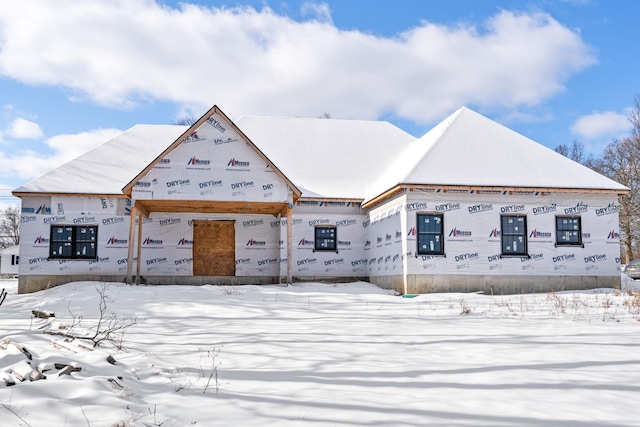 view of property under construction