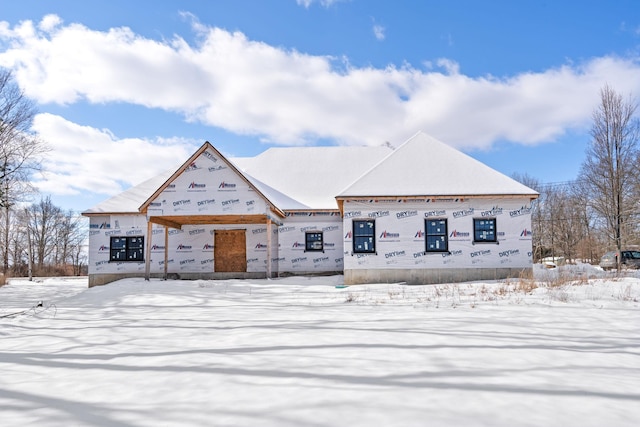 view of property under construction