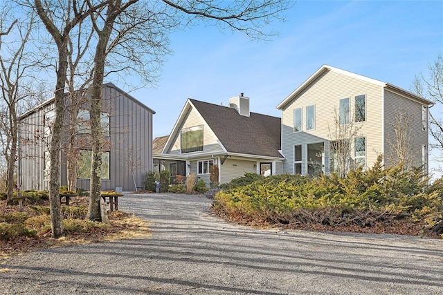 view of front of home