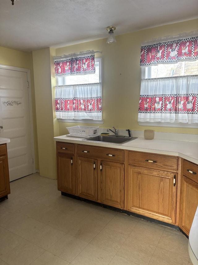 kitchen featuring sink and a healthy amount of sunlight