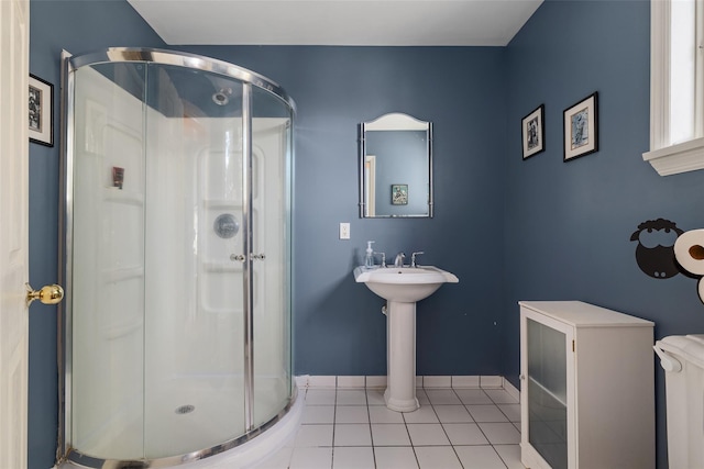 106 Williams Way S, Baiting Hollow, NY 11933 - full bath with a stall shower and tile patterned floors