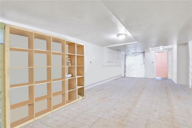 view of basement